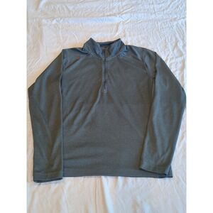 Rhone 1/4 Zip‎ Polartec Long Sleeve Pullover Small Gray Zippered Pocket Running